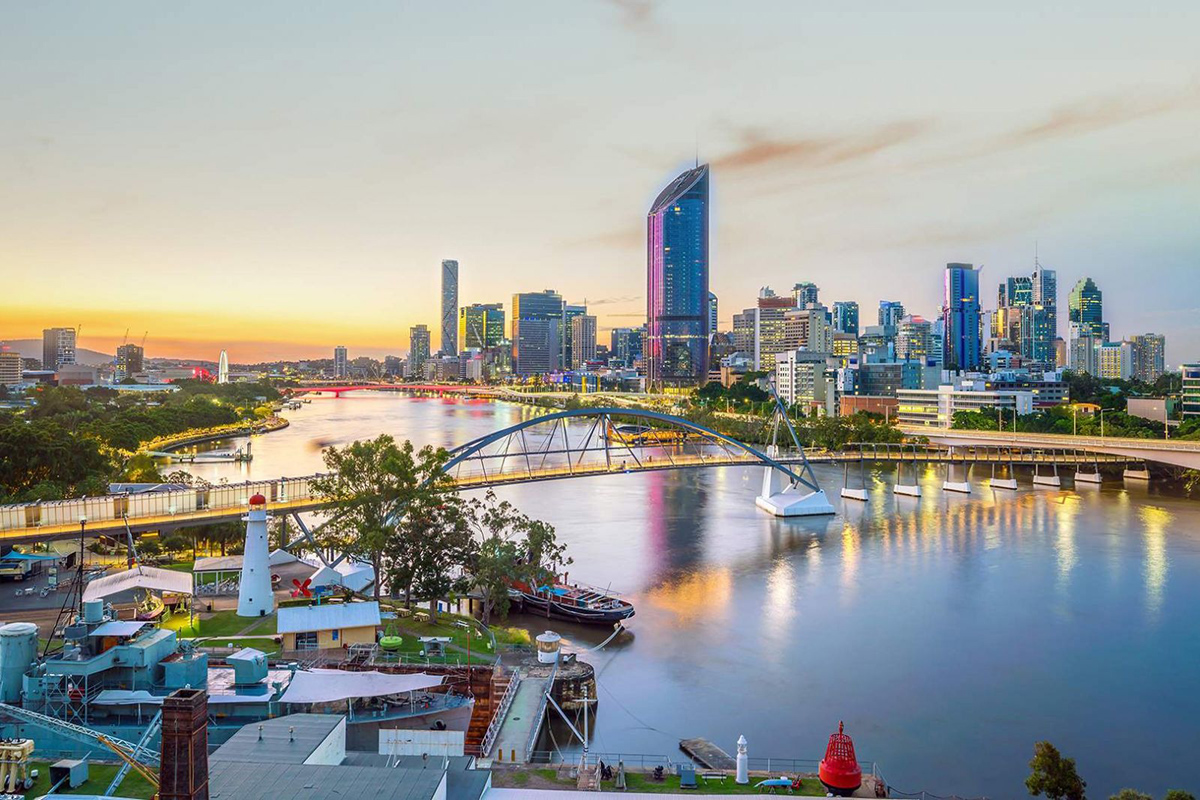 Quang cảnh phóng khoáng của Brisbane