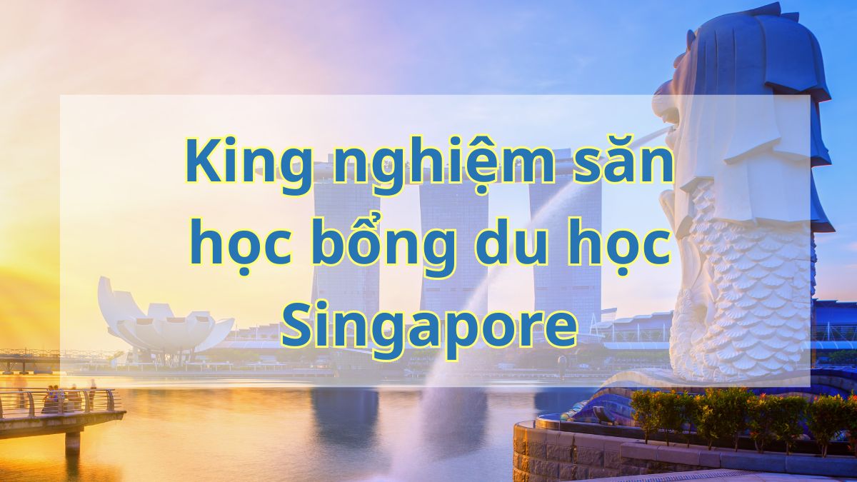 Kinh nghiệm săn học bổng Singapore