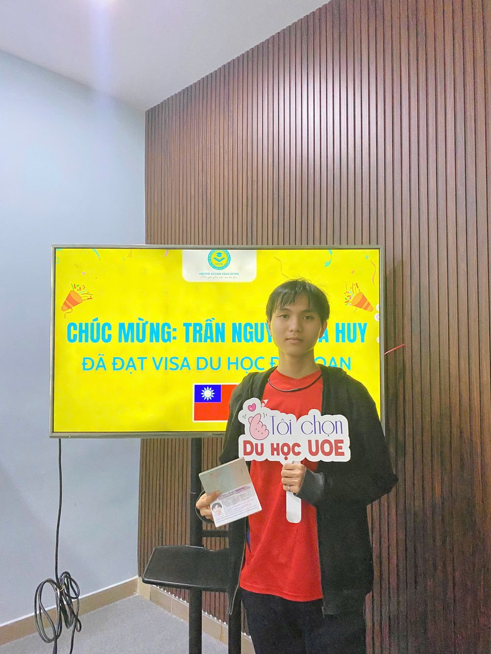 Niềm vui đậu visa