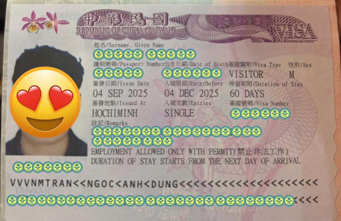 Visa du học Đài Loan của học sinh UOE