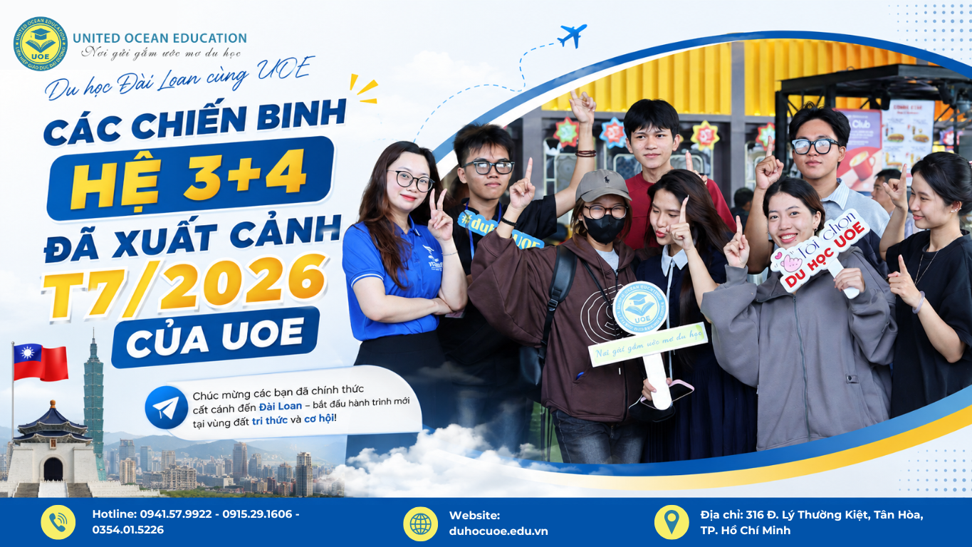 Xuất Cảnh Hệ 3+4 Đài Loan (2026): Trọn Bộ Bí Kíp Xin Visa